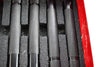 Lot of 8 Grease Fitting Tools Staright Aerospace In Metal Case 4-1/4'' OAL