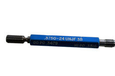 .3750-24 UNJF-3B Thread Plug Gage Go PD .3479 No Go .3516