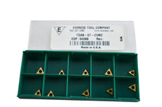 Pack of 10 NEW Everede Tool TDAB-07-CVM2 04098 Indexable Carbide Inserts