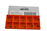 Pack of 10 NEW Hertel TDAB-505 HP520B Indexable Carbide Inserts