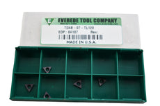 Pack of 10 NEW Everede Tool 04107 TDAB-07-TL120 Indexable Carbide Inserts