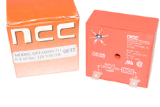 NEW NCC Q1T-00010-311 Time Delay Relay 0.5-10 SEC 120VAC