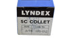 NEW Lyndex Nikken 500-012 5C Collet 3/16'' Round