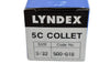 NEW Lyndex Nikken 500-018 5C Collet 9/32'' Round