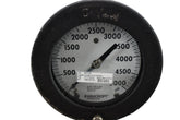 Ashcroft 4-1/2'' Pressure Gage DURAGAUGE AISI 316 Tube 0-5000 PSI