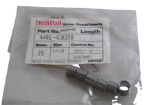 Pack of 6 NEW HELI-COIL 4491-4CN339 1/4-28 Screw Thread Inserts