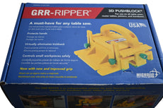 NEW MICROJIG GRR-RIPPER GR-100 3D Table Saw Pushblock, Yellow