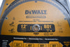 NEW DEWALT DW3128P5 12-Inch Miter Saw Blade, Crosscutting, Tungsten Carbide, 80-Tooth and 32-Tooth, 2-Pack