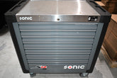 Sonic Rolling Tool Box Chest S12 XD, 8 Drawers (Gray) Extra Depth Toolbox w/ Tools