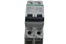 NEW Schneider Electric 60147 Circuit Breaker Mag Hndl 8A DIN Rail 2 Pole Vol-Rtg 240/125VAC/VDC C