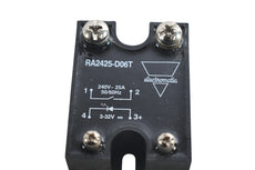 NEW Carlo Gavazzi RA2425-D06 Relay, Industrial, 25 A AC (RMS), 24 VAC (RMS), Antiparallel Thyristor, Screw