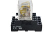 JZX-18F 120VAC Relay With Base 15A 250VAC