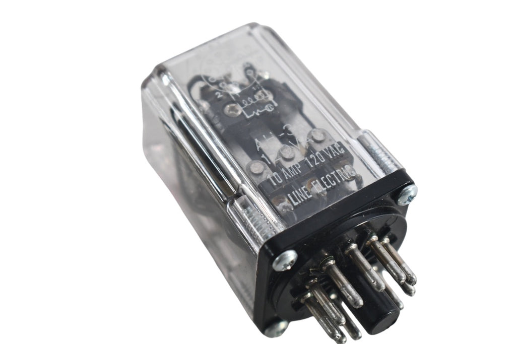 In Line Relay NEW LINE ELECTRIC AH3A RELAY 120VAC 10Amp – VB Industrial Supply