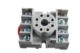 NEW DAYTON 5X852 Relay Socket: 15 A Rating, DIN-Rail & Surface Socket Mounting, 8 Pins, A Socket, Std