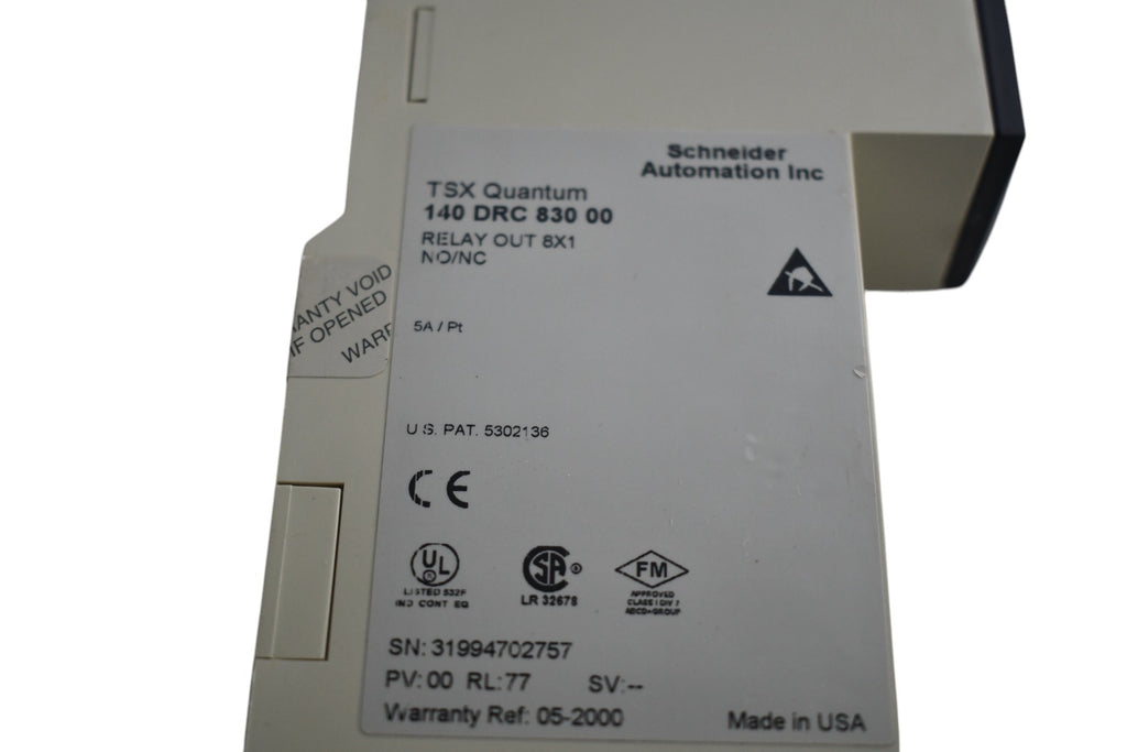 Schneider Electric 140-DRC-830-00 Modicon PLC, Modicon Quantum Relay O ...
