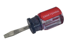 NEW Craftsman 41854 Z AH Stubby 3/16'' Flat Head Slotted Screwdriver USA