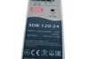 NEW MEAN WELL SDR-120-24 Power Supply,AC-DC,24V,5A,100-264V In,Enclosed,DIN Rail,PFC,120W,SDR Series