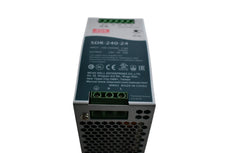 Mean Well SDR-240-24 24Vdc 10A, 24Vdc DIN Rail Power Supply PFC, Peak Current 24V 10A, 240 Watts