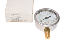 NEW Ametek #C-PT 5HK66 PRESSURE GAUGE, STEM MOUNT, 0-30 PSI 2-1/2? DIA