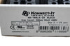 Pack of 25 NEW Automation Direct KN-T8BLK-25 Konnect-It terminal block, 26-8 AWG, black, 50A, 35mm DIN rail mount,