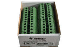 Pack of 24 NEW Automation Direct KN-T8GRN-25 Konnect-It terminal block 50A 8AWG 600V