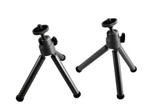 Lot of 2 Mini Camera Adjustable Tripods 5'' h