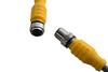 NEW Turck RKS 4.5T-0.5-RSS 4.5T Cordset, Double-Ended, Straight, Female to Male, M12, 250V, 4A, Eurofast Series