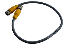 NEW Turck RKS 4.5T-0.5-RSS 4.5T Cordset, Double-Ended, Straight, Female to Male, M12, 250V, 4A, Eurofast Series