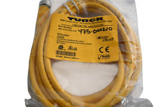 NEW Turck RKC 4.4T-3-RSC 4.4T U5265 Yellow Cordset Eurofast