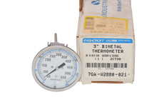 NEW Ashcroft 7GA-W2880-021 Bimetal Thermometer 3'' 2C730