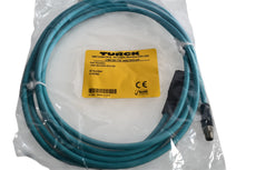 NEW Turck PSGS 4M RJ45S 4413-3M U-92985 Double-ended cable cordset 4-pin M8 picofast male connector