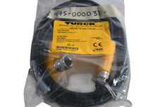 NEW Turck BSM BKWM 19-995-5 Actuator and Sensor Cordset Male M16 versafast Connector, Right angle Female M16 versafast Connector