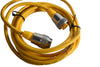 NEW TURCK RSM RKM 40-3M CORDSET CABLE 4 PIN 7/8'' MINI M/F STR 3M PVC YE 18AWG 300VAC/DC