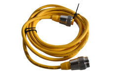 NEW TURCK RSM RKM 40-3M CORDSET CABLE 4 PIN 7/8'' MINI M/F STR 3M PVC YE 18AWG 300VAC/DC