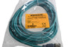 NEW Turck RJ45 RJ45S 441-5M Ethernet Extension Cable, RJ45 Male Ends, Teal TPE, 1.5A 42V, RJ45S Series