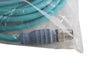 NEW Turck RJ45 RJ45S 441-5M Ethernet Extension Cable, RJ45 Male Ends, Teal TPE, 1.5A 42V, RJ45S Series