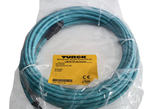 NEW Turck PSGS 4M RJ45S 4413-10M Double Ended Between Series Cordset, M8 Male to RJ45 Male, 10m, TPU, PSGS Series