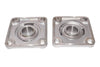 Lot of 2 NEW SF206 SUC206-20 Stainless Steel 4 Bolt Flange Bearing 1-1/4'' Bore