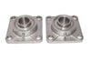 Lot of 2 NEW SF206 SUC206-20 Stainless Steel 4 Bolt Flange Bearing 1-1/4'' Bore