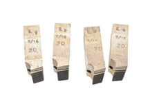 Set of 4 NEW Geometric Thread Chasers 9/16''