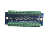 NEW D44HD-M-BO-V2AV DB44 HD Male Breakout Board