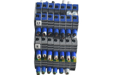 Lot of 7 Konnect-It KN-DG12 screw double-level feedthrough terminal block,