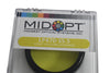 NEW Midwest Optical Systems LP470-35.5 Light Yellow Longpass Filter M35.5x0.5