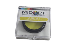 NEW Midwest Optical Systems LP470-35.5 Light Yellow Longpass Filter M35.5x0.5