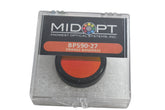 NEW Midopt Midwest Optical Systems BP590-27 Orange Bandpass Filter 560 to 600 nm