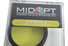 NEW Midopt Midwest Optical Systems LP470-35.5 Light Yellow Longpass Filter M35.5x0.5