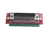 D44HD-M-BO-V2AV DB44 HD Male Breakout Board