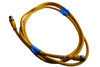 Turck RKC 4.4T-2-RSC 4.4T Cordset, M12 Male to M12 Female, Yellow, 4 cond., 2 meters, Eurofast Series