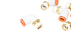 Pack of 5 NEW SMC Male Elbow: Brass, Push-to-Connect x MNPT, For 1/4 in Tube OD, 1/8 in Pipe Size 36X117
