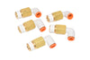Pack of 5 NEW Extended Male Elbow: Brass, Push-to-Connect x MNPT, For 1/4 in Tube OD, 1/4 in Pipe Size 36X212